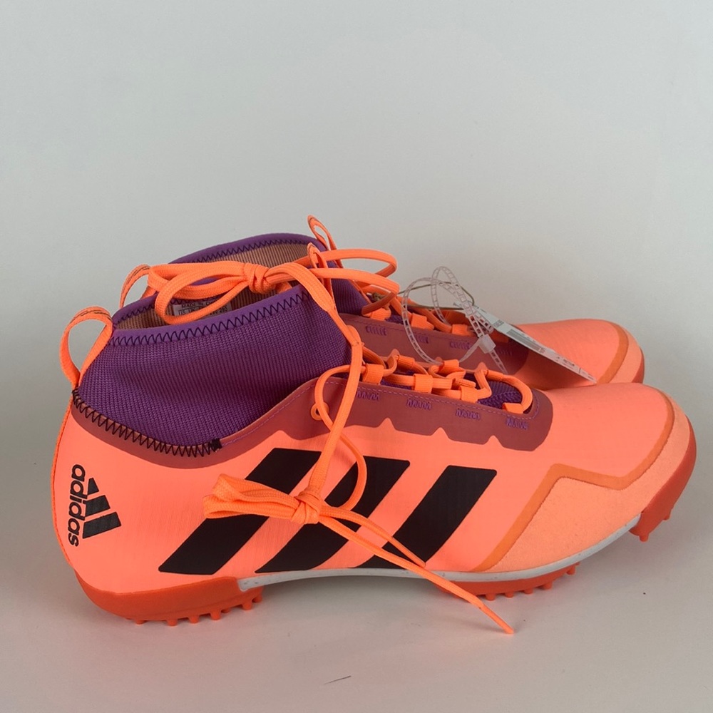 NEW ADIDAS UNISEX The Gravel Shoe GX1665 Cycling Shoe Orange Purple Mens 11 & 12